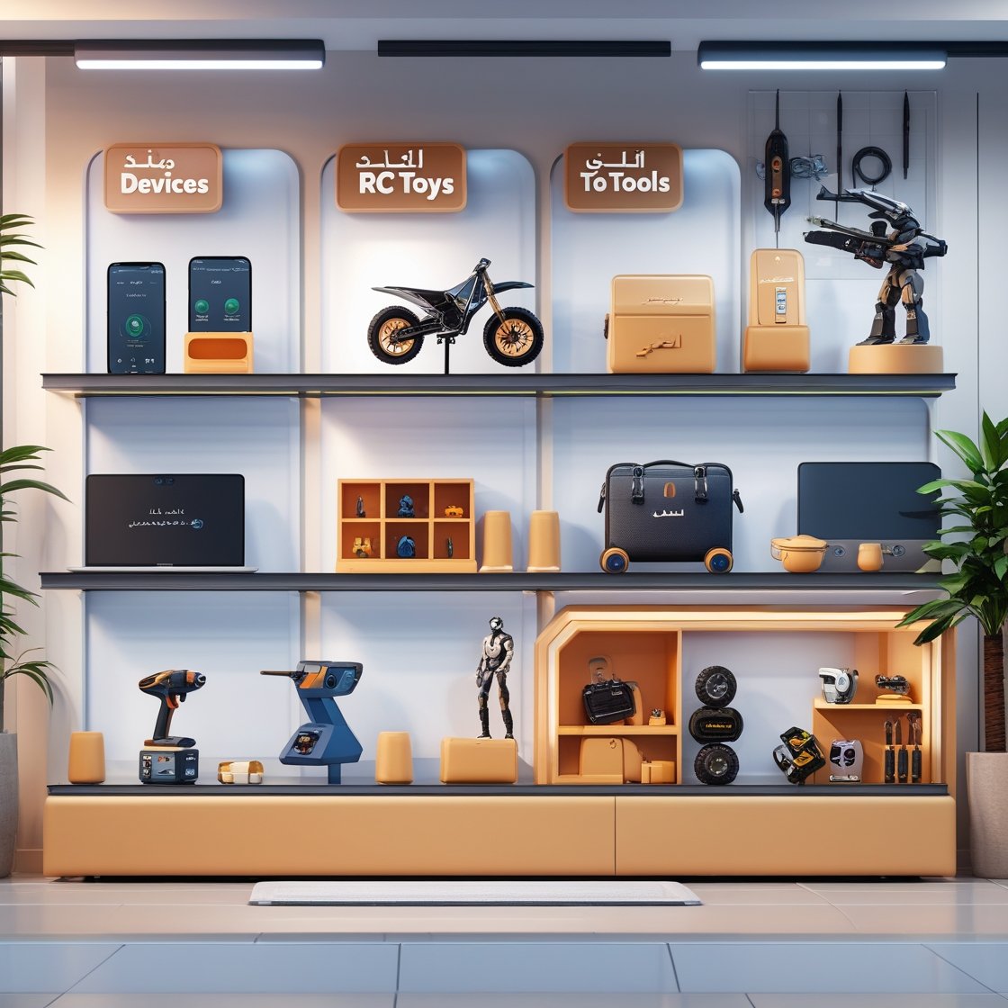 Leonardo_Phoenix_10_A_professional_scene_showcasing_a_worldcla_1 سوق الإلكترونيات والمنتجات العالمية - الصورة 3