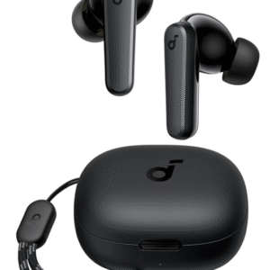 سماعات اذن بلوتوث انكر p20i من ساوندكور، مكبرات صوت داخلية 10 ملم مع صوت جهوري كبير، بلوتوث 5.3، وقت تشغيل 30 ساعة، ipx5، 2 ميكروفون لمكالمات واضحة بالذكاء الاصطناعي، 22 معادل صوت مضبوط مسبقًا